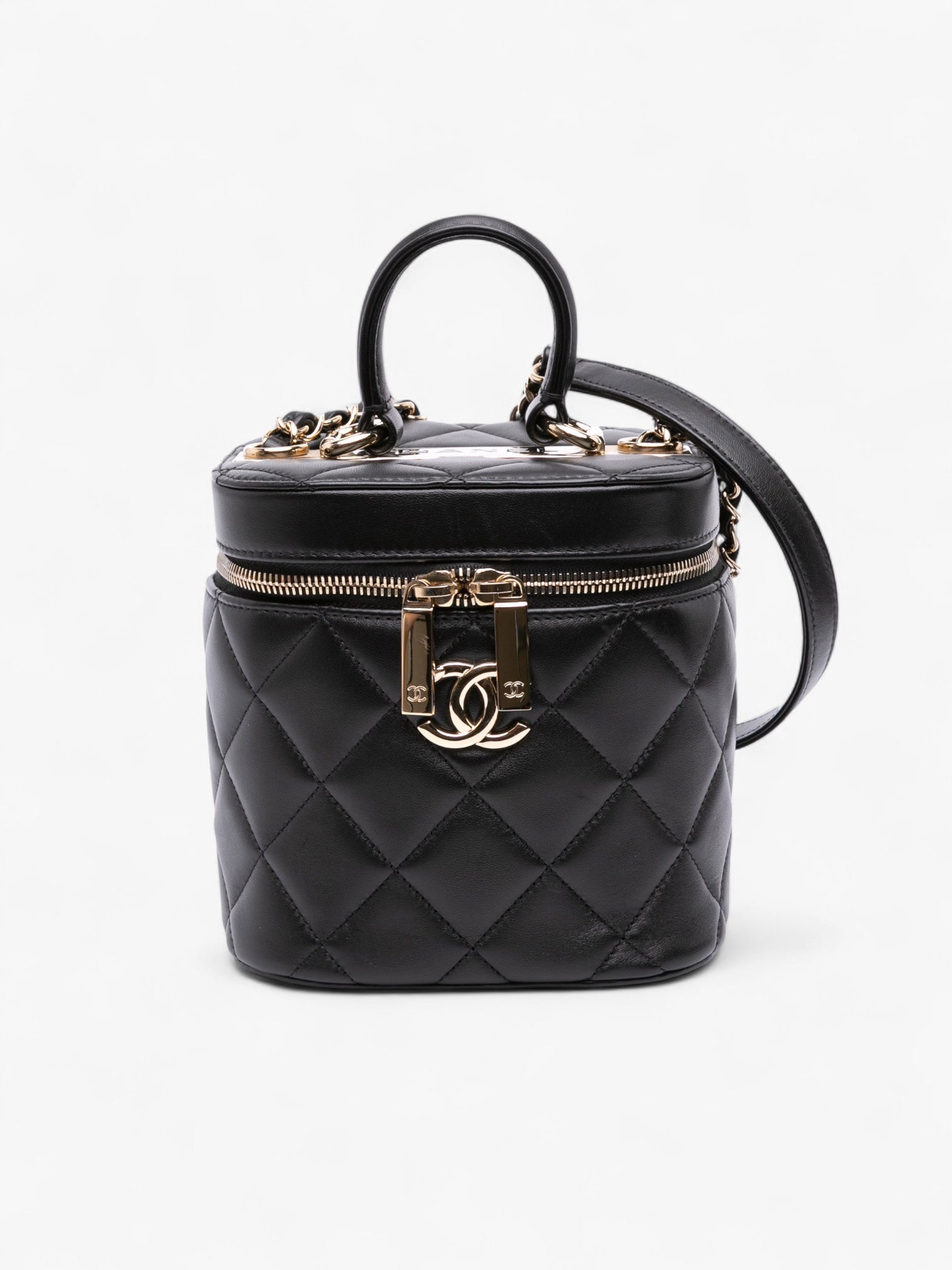 Chanel Quilted Lambskin Trendy CC Vanity Case