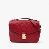 Louis Vuitton red Empreinte Pochette Métis