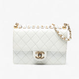 Chanel Medium Lambskin Chic Pearls Flap