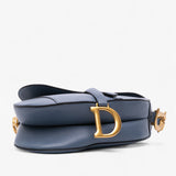 Dior blue Goatskin Saddle