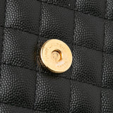 Saint Laurent Large Grain De Poudre Triquilt Envelope