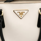 Prada Medium Bicolor Saffiano Lux Galleria Double Zip