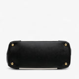 Prada Medium Bicolor Saffiano Lux Galleria Double Zip