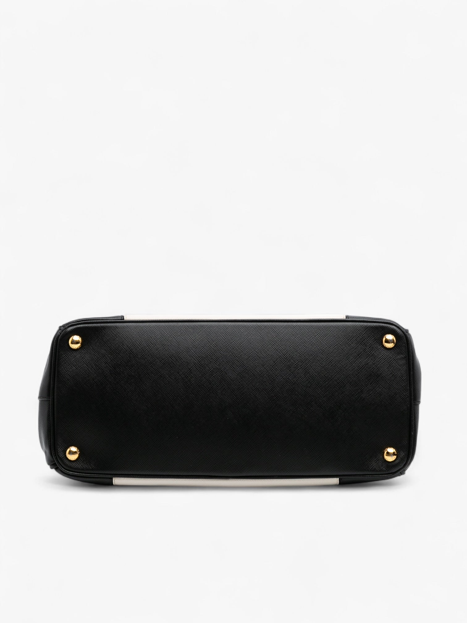 Prada Medium Bicolor Saffiano Lux Galleria Double Zip