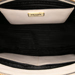Prada Medium Bicolor Saffiano Lux Galleria Double Zip