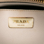 Prada Medium Bicolor Saffiano Lux Galleria Double Zip