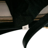 Prada Medium Bicolor Saffiano Lux Galleria Double Zip