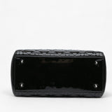 Lady Dior black patent leather