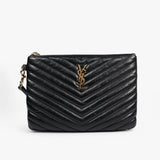 Saint Laurent Paris Calfskin clutch bag