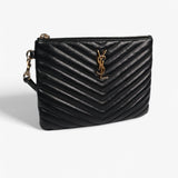 Saint Laurent Paris Calfskin clutch bag