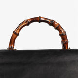Gucci Vintage Bamboo leather backpack