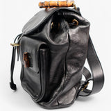 Gucci Vintage Bamboo leather backpack