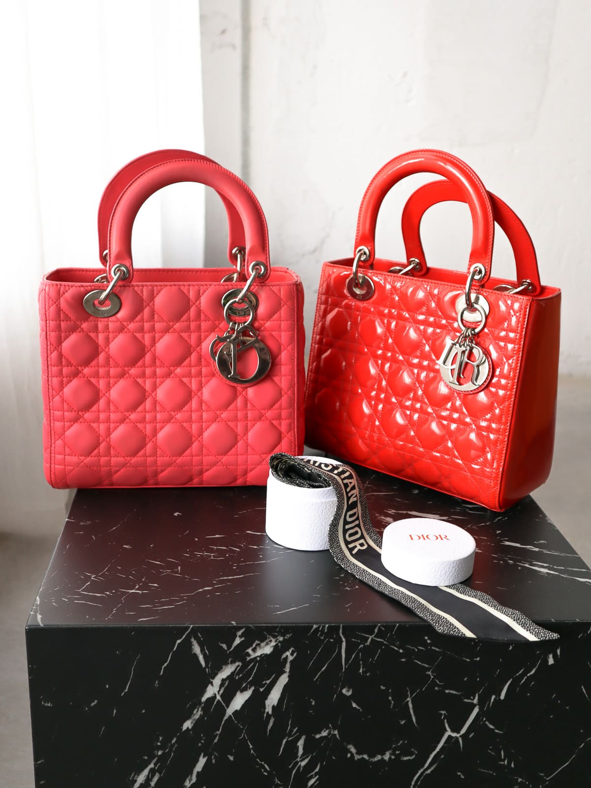 Dior Medium Calfskin Embroidered Jardin D Hiver Lady Dior – ReLuxe