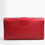 Saint Laurent Red Leather Y Chyc Clutch