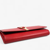 Saint Laurent Red Leather Y Chyc Clutch