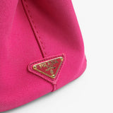 Prada Canapa Denim tote pink