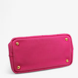 Prada Canapa Denim tote pink