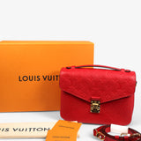 Louis Vuitton Red Empreinte Pochette Metis