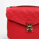 Louis Vuitton Red Empreinte Pochette Metis