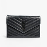 Saint Laurent Cassandre Envelope Chain Wallet
