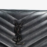 Saint Laurent Cassandre Envelope Chain Wallet