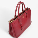 Prada Galleria Saffiano Bordeaux Tote