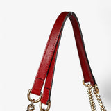 Gucci Maxi Rajah Tote in Red and Navy Suede