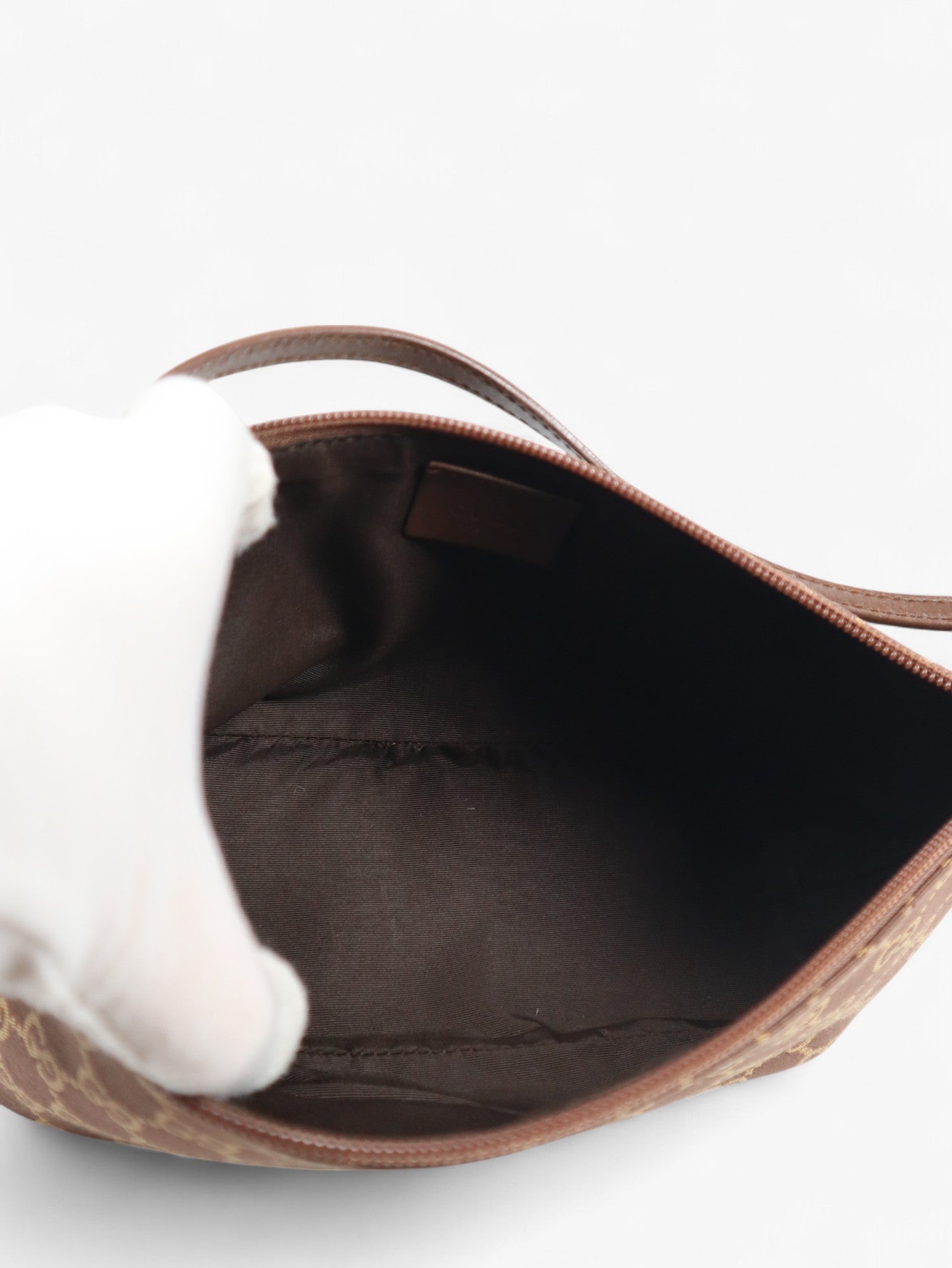 Gucci brown boat Pochette