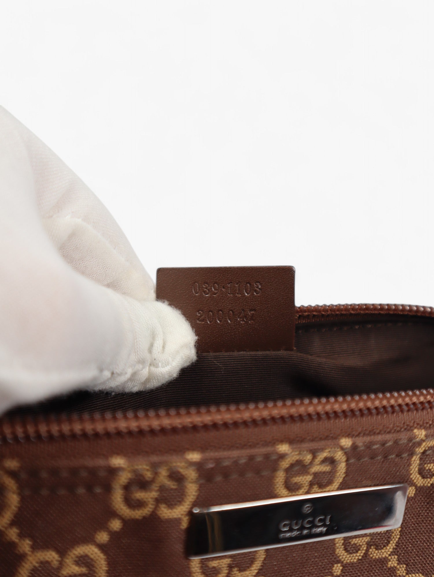 Gucci brown boat Pochette