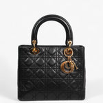 Christian Dior black Lady Dior Cannage