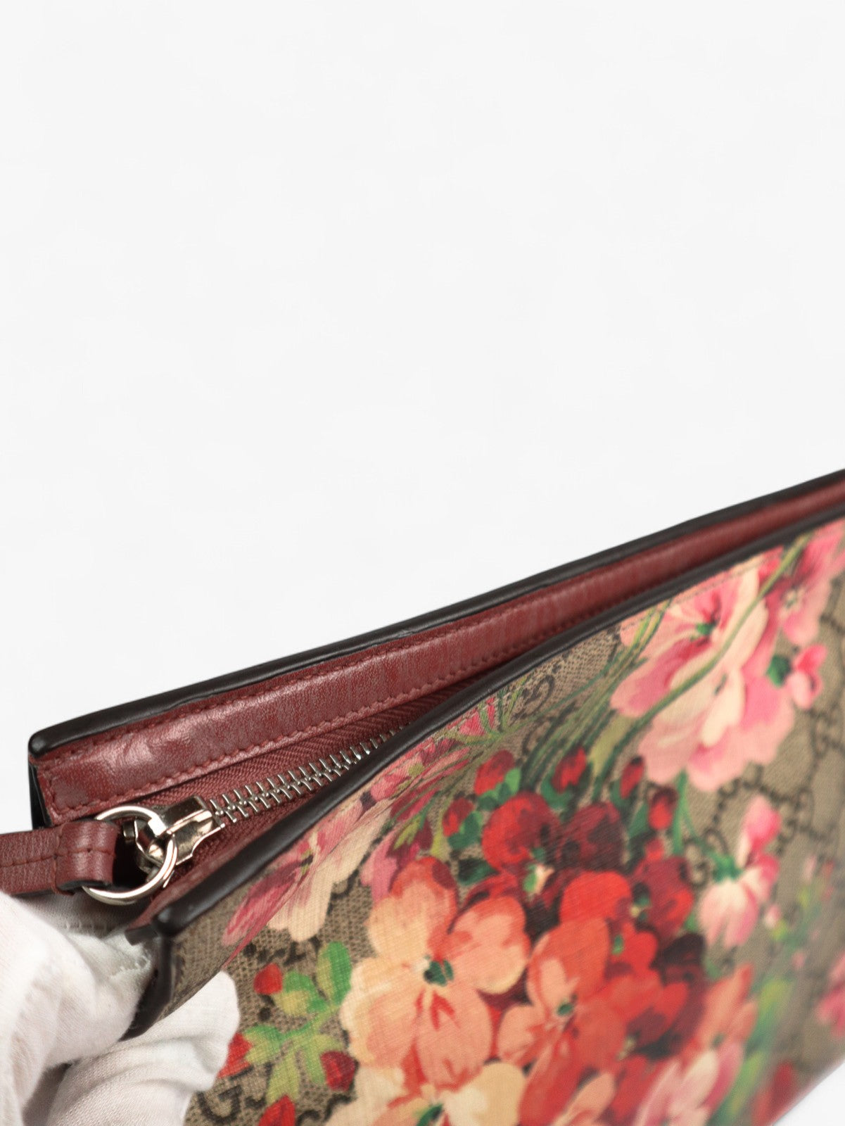Gucci GG Blooms Floral clutch