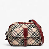 Burberry Nova Check Canvas Camera Bag