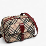 Burberry Nova Check Canvas Camera Bag