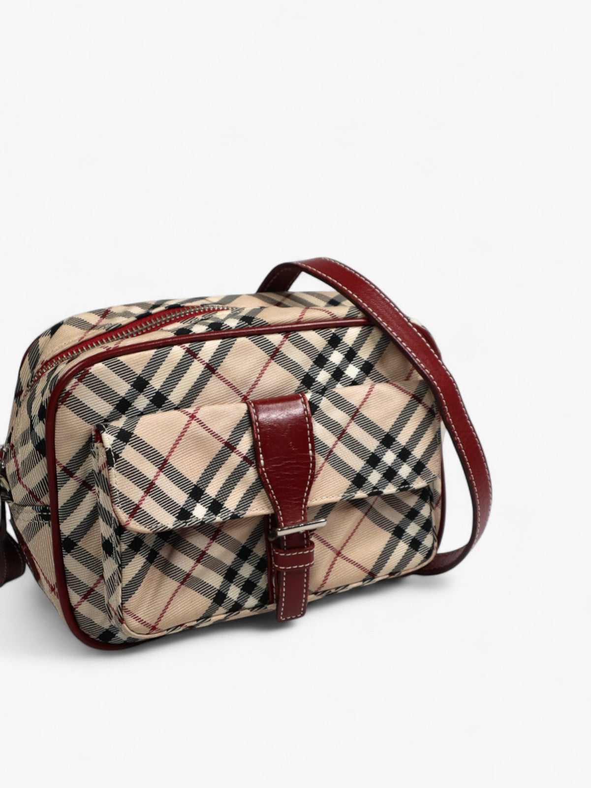 Burberry Nova Check Canvas Camera Bag