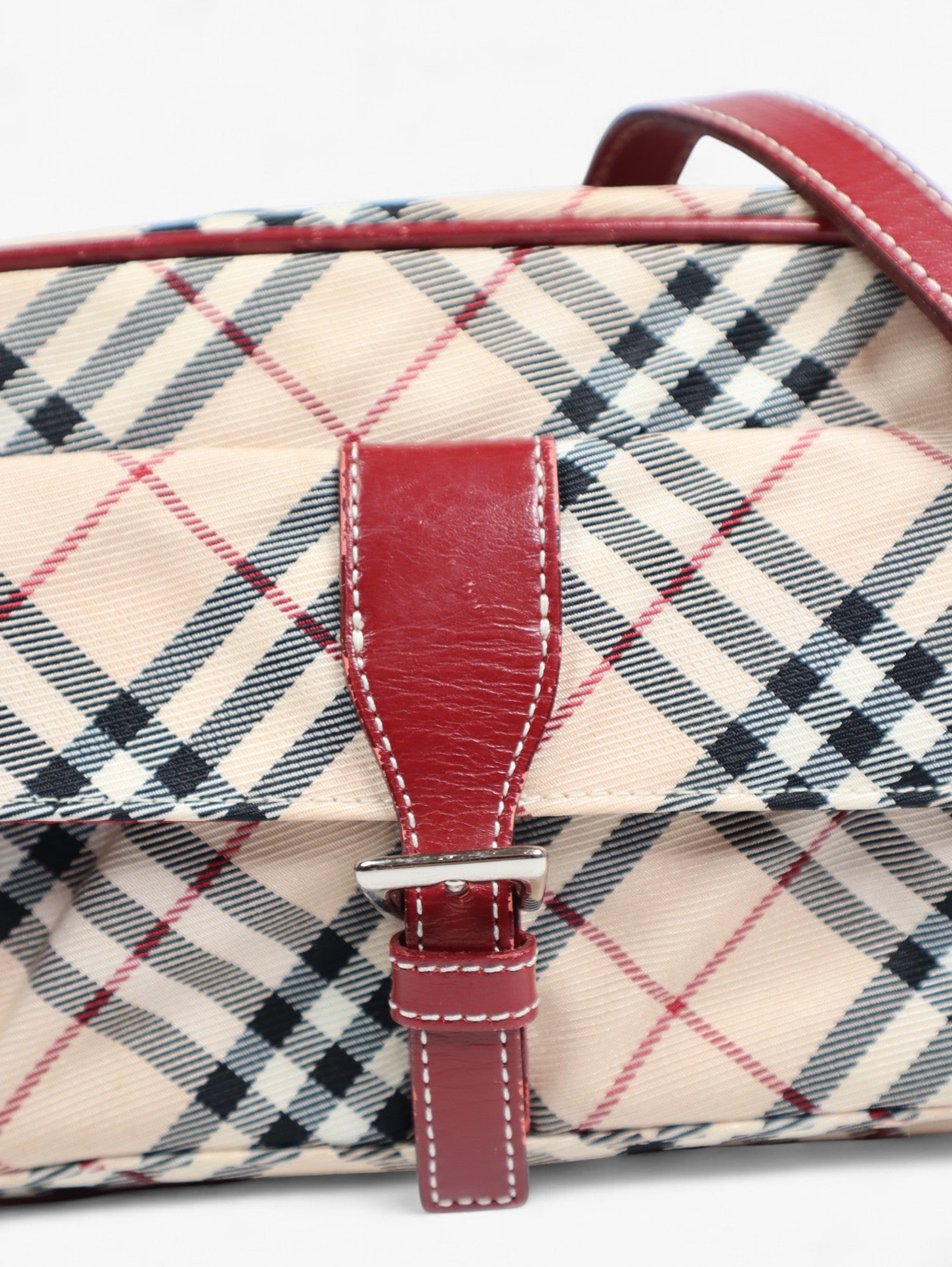 Burberry Nova Check Canvas Camera Bag