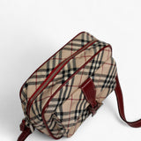 Burberry Nova Check Canvas Camera Bag