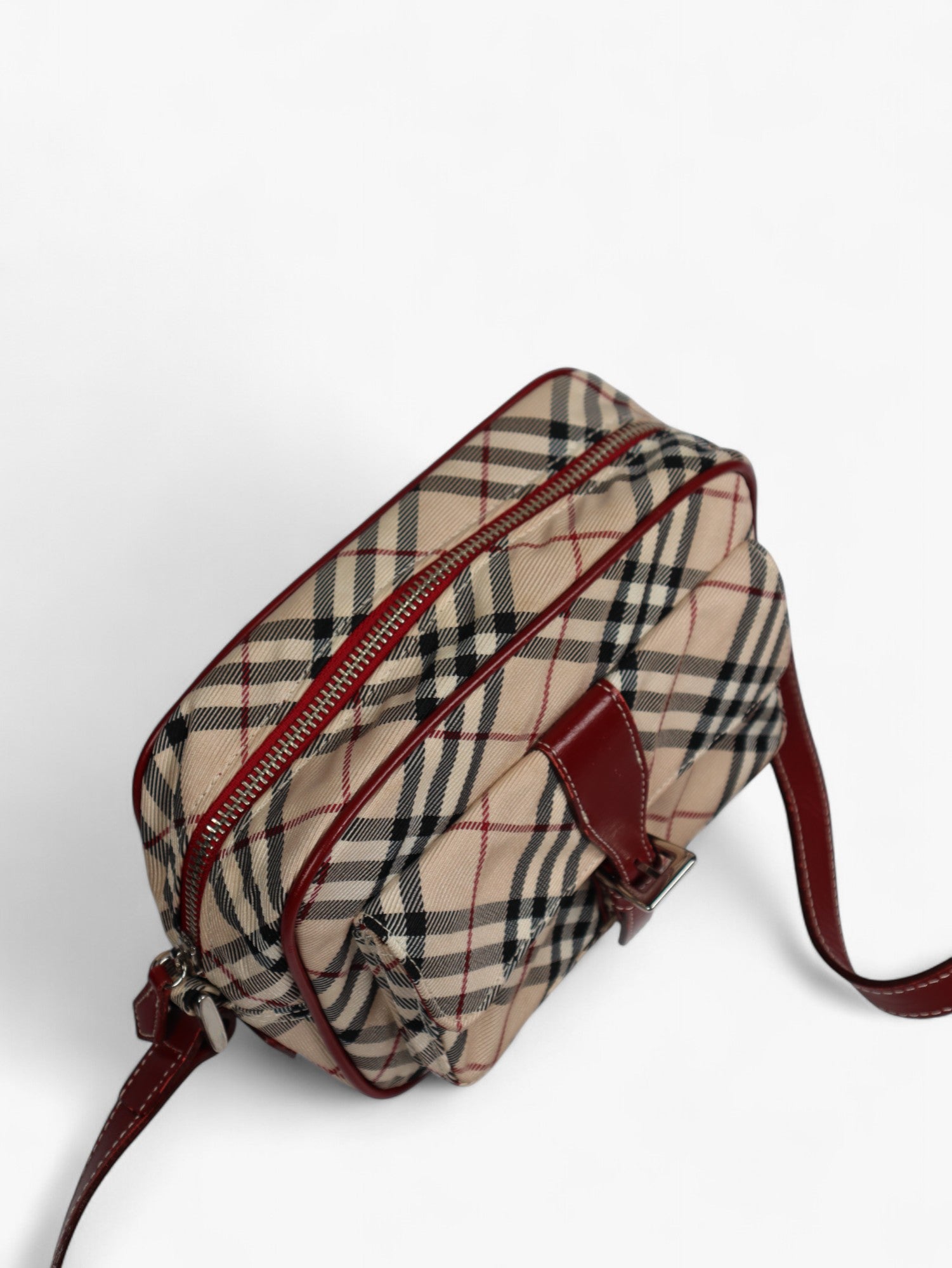 Burberry Nova Check Canvas Camera Bag