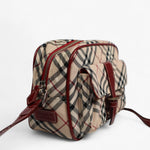 Burberry Nova Check Canvas Camera Bag