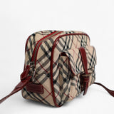 Burberry Nova Check Canvas Camera Bag