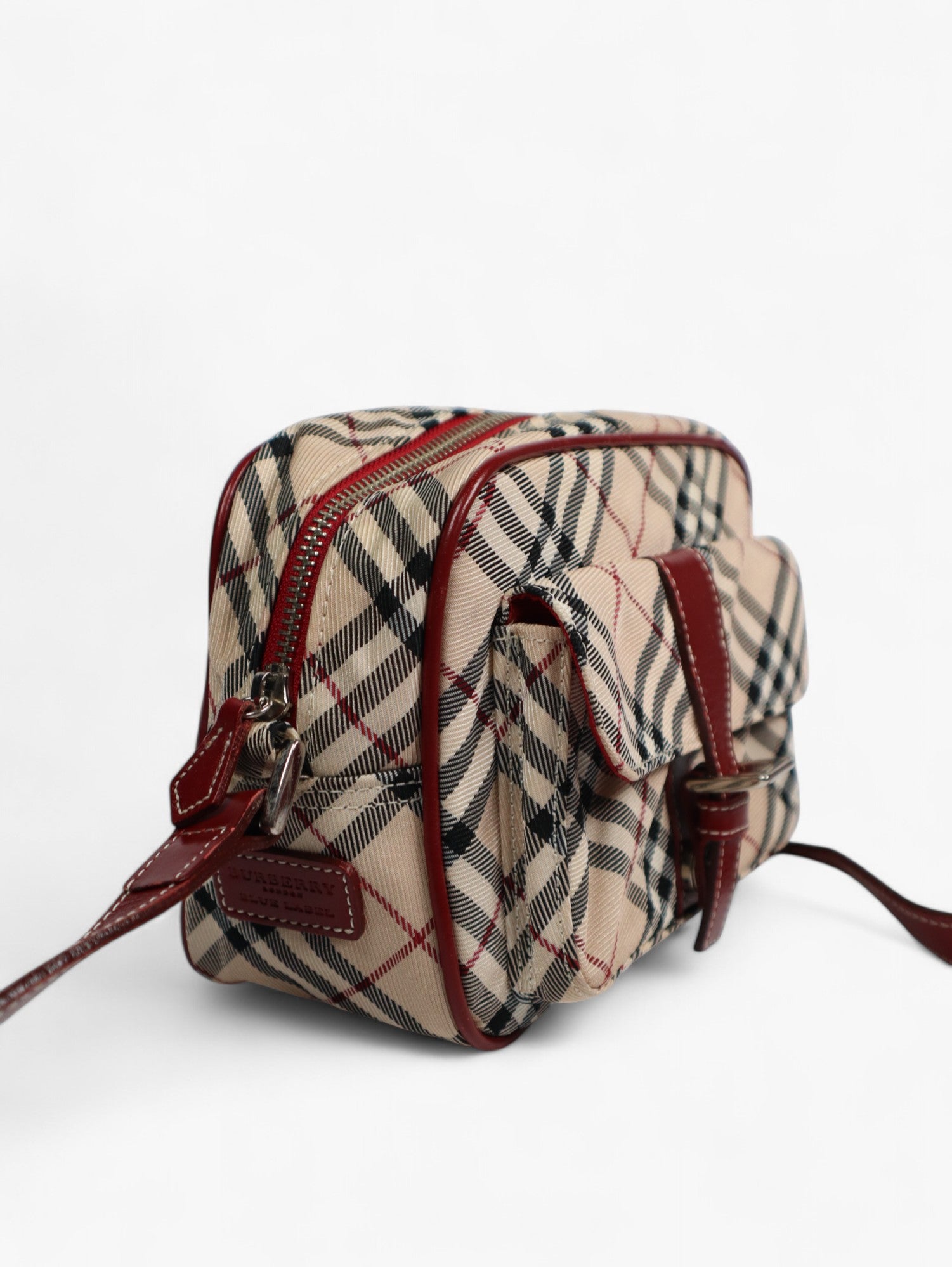 Burberry Nova Check Canvas Camera Bag