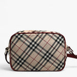 Burberry Nova Check Canvas Camera Bag