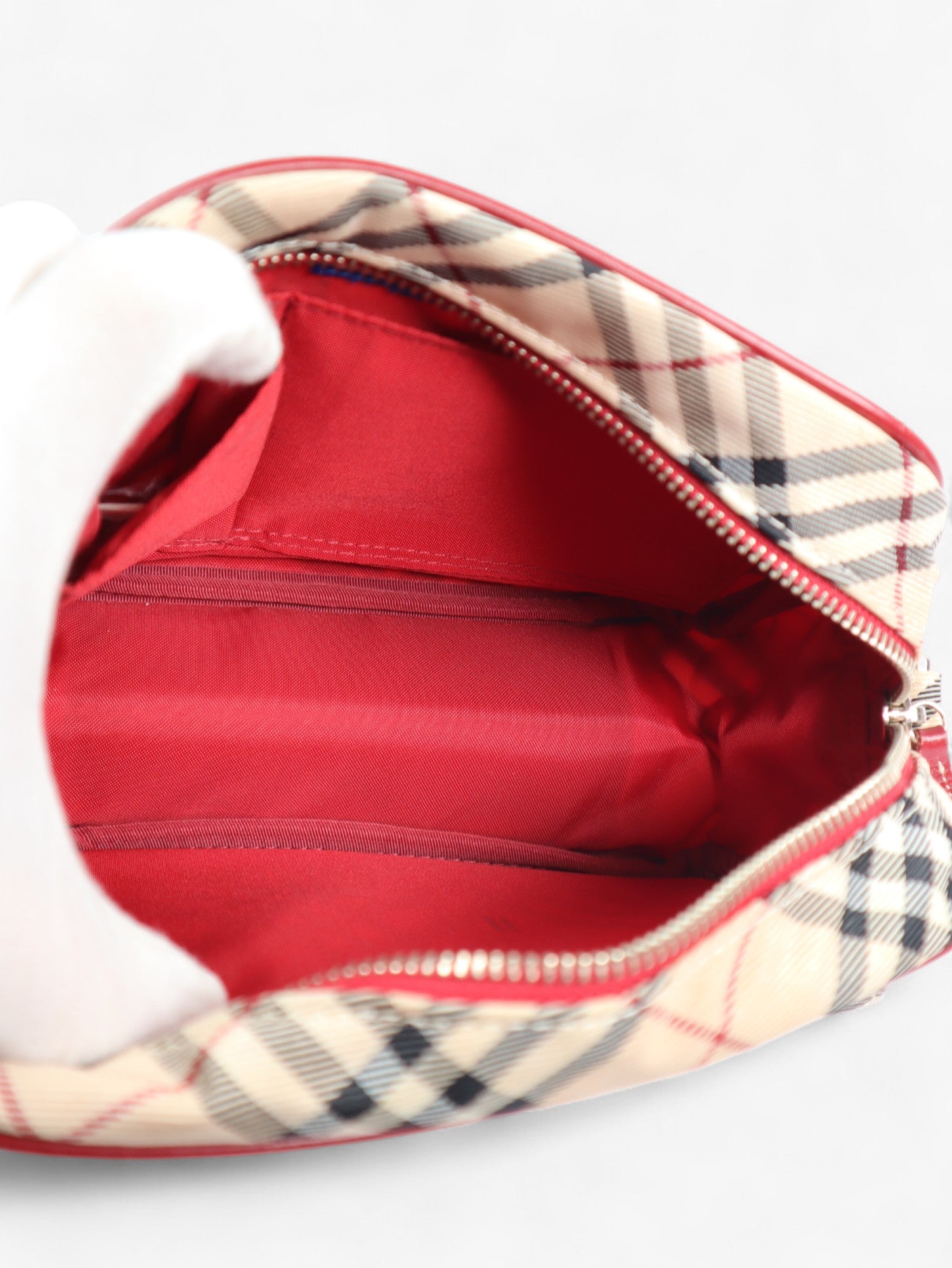 Burberry Nova Check Canvas Camera Bag