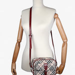 Burberry Nova Check Canvas Camera Bag