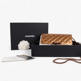 Chanel Enamel Coco Lock Wallet on Chain