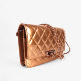 Chanel Enamel Coco Lock Wallet on Chain