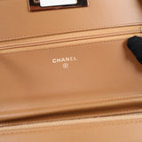 Chanel Enamel Coco Lock Wallet on Chain