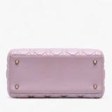 Dior Medium Pearlescent Lambskin Cannage Lady Dior