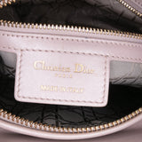 Dior Medium Pearlescent Lambskin Cannage Lady Dior