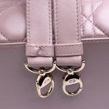 Dior Medium Pearlescent Lambskin Cannage Lady Dior