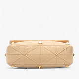 Valentino Large Raffia Roman Stud Satchel